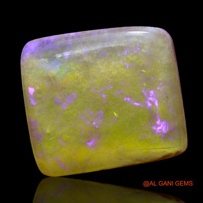 Natural Untreated Fire Opal Loose Gemstone Square Cabochon From Australia 5.00 Cts 14x12x4 mm AE-725
