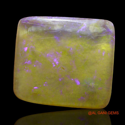 Natural Untreated Fire Opal Loose Gemstone Square Cabochon From Australia 5.00 Cts 14x12x4 mm AE-725