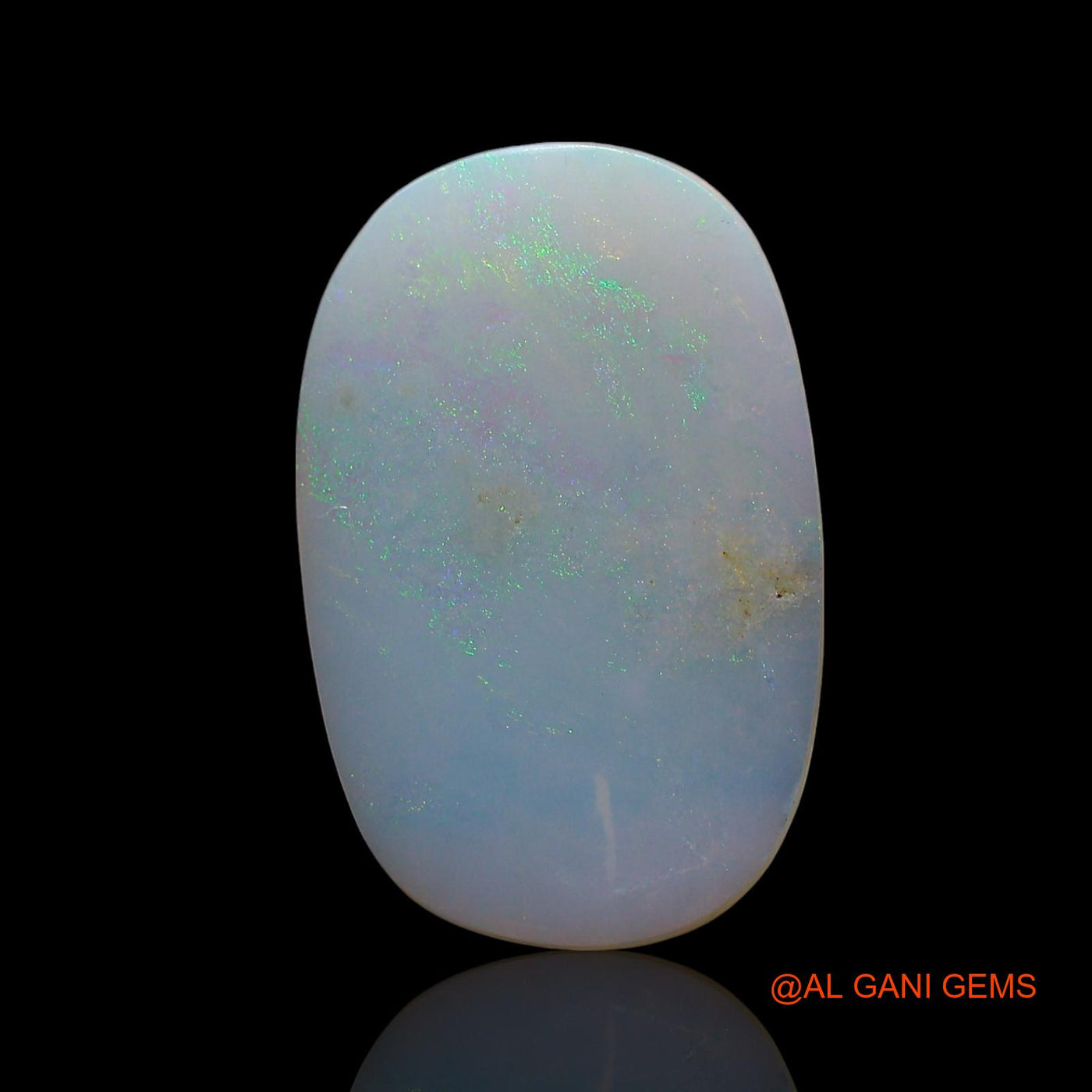3.00 Cts Natural Australian Fire Opal Loose Gemstone Oval Cabochon 17x11x2 mm AE-726