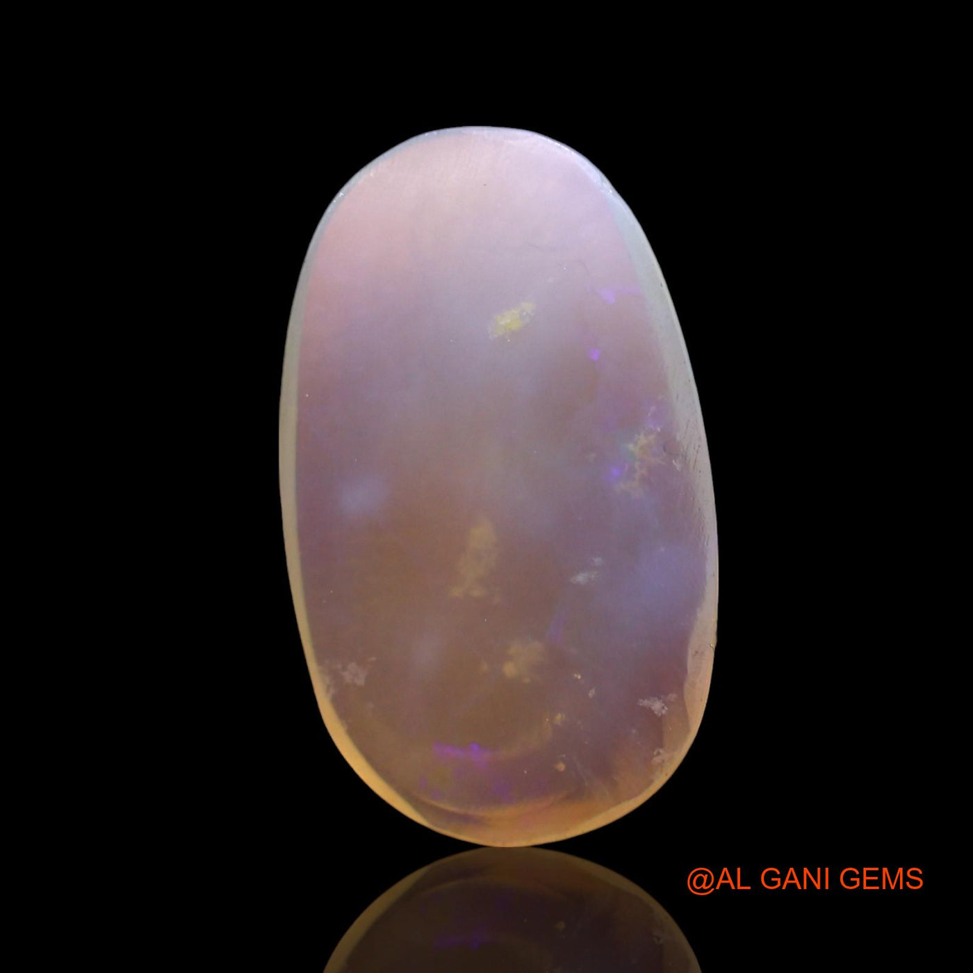 3.00 Cts Unheated Australian Fire Opal Loose Gemstone Oval Cabochon Natural 17x10x2 mm AE-727