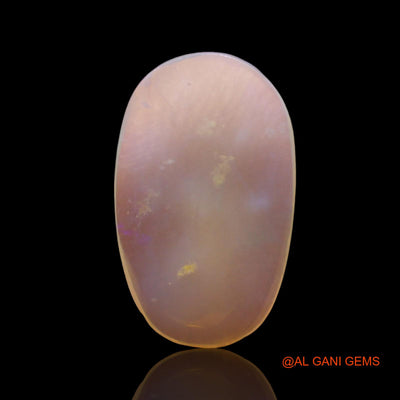 3.00 Cts Unheated Australian Fire Opal Loose Gemstone Oval Cabochon Natural 17x10x2 mm AE-727