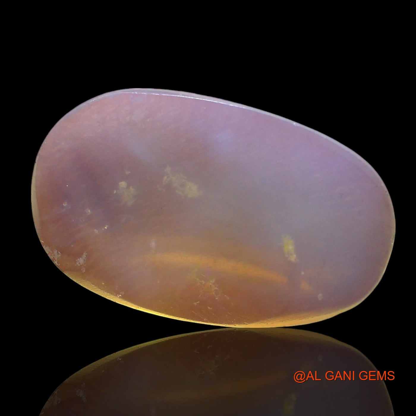 3.00 Cts Unheated Australian Fire Opal Loose Gemstone Oval Cabochon Natural 17x10x2 mm AE-727