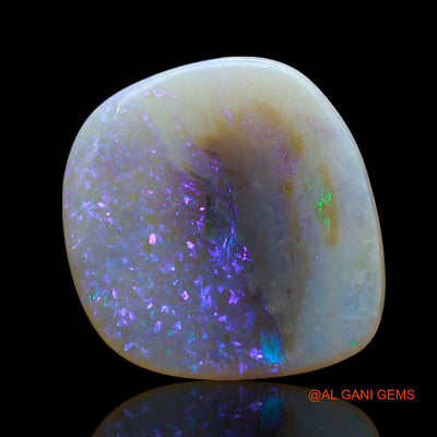 3.00 Cts Natural Australian Fire Opal Fancy Cabochon Loose Gemstone For Jewelry 14x14x2 mm AE-728