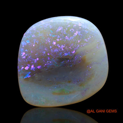 3.00 Cts Natural Australian Fire Opal Fancy Cabochon Loose Gemstone For Jewelry 14x14x2 mm AE-728