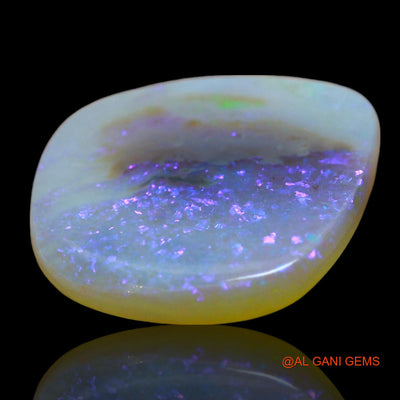 3.00 Cts Natural Australian Fire Opal Fancy Cabochon Loose Gemstone For Jewelry 14x14x2 mm AE-728