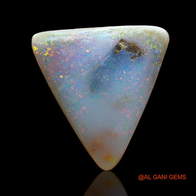 3.00 Cts Natural Australian Fire Opal Loose Gemstone Trillion Cabochon 14x12x3 mm AE-72