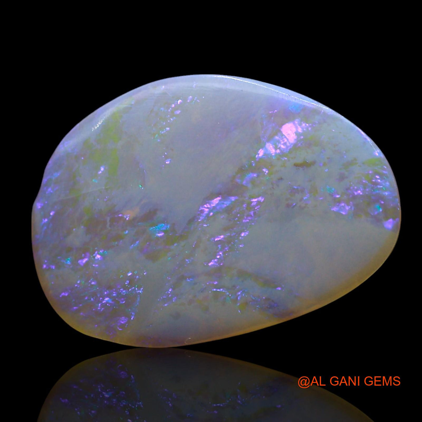 Natural Fire Opal Gemstone 3.00 Cts Loose Fancy Cabochon From Australia 16x11x2 mm AE-730
