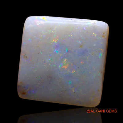 Natural Untreated Fire Opal Loose Gemstone Square Cabochon From Australia 5.00 Cts 13x13x3 mm AE-733