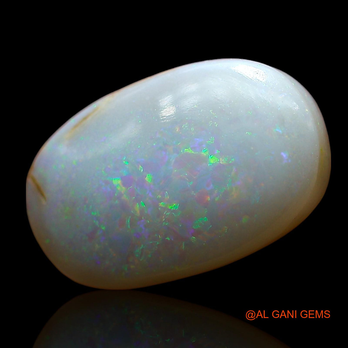 6.00 Cts Natural Australian Fire Opal Loose Gemstone Oval Cabochon 16x10x5 mm AE-734