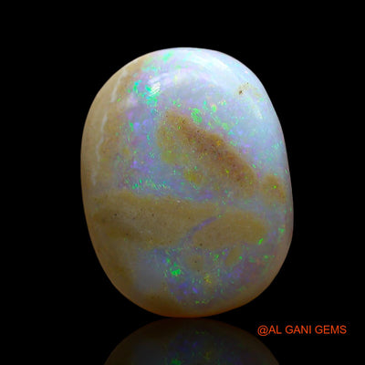 5.00 Cts Natural Australian Fire Opal Loose Gemstone Oval Cabochon 15x12x4 mm AE-735