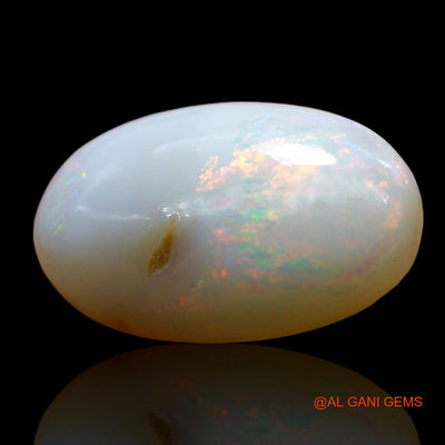 6.00 Cts Natural Australian Fire Opal Oval Cabochon Loose Gemstone For Jewelry 16x10x6 mm AE-736