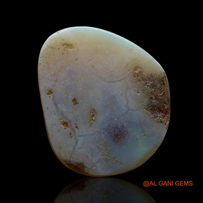 Natural Untreated Fire Opal Loose Gemstone Fancy Cabochon From Australia 5.00 Cts 15x13x3 mm AE-738