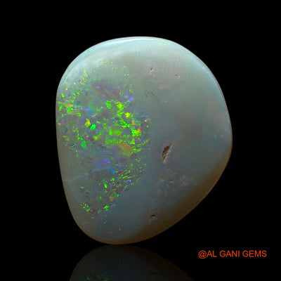 Natural Untreated Fire Opal Loose Gemstone Fancy Cabochon From Australia 5.00 Cts 15x13x3 mm AE-738