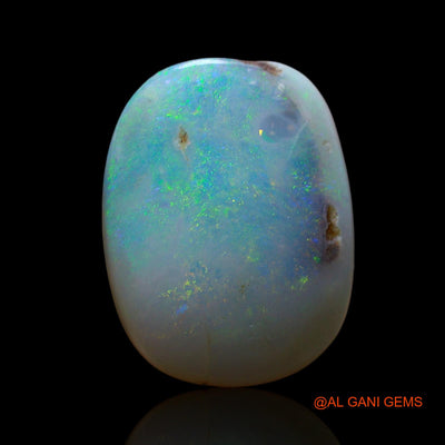 Natural Fire Opal Gemstone 6.00 Cts Loose Oval Cabochon From Australia 15x11x5 mm AE-739