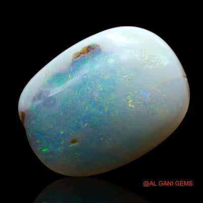 Natural Fire Opal Gemstone 6.00 Cts Loose Oval Cabochon From Australia 15x11x5 mm AE-739
