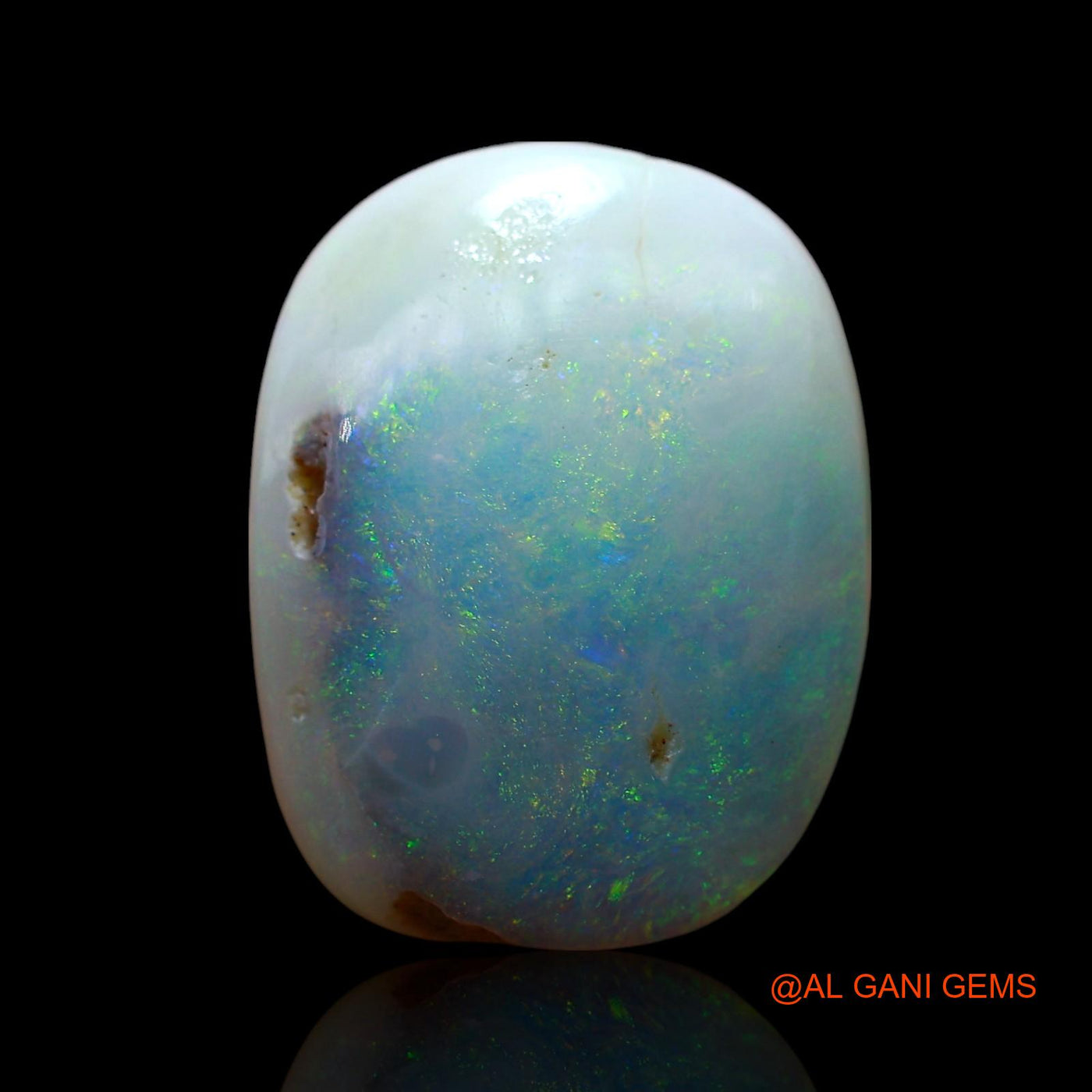Natural Fire Opal Gemstone 6.00 Cts Loose Oval Cabochon From Australia 15x11x5 mm AE-739
