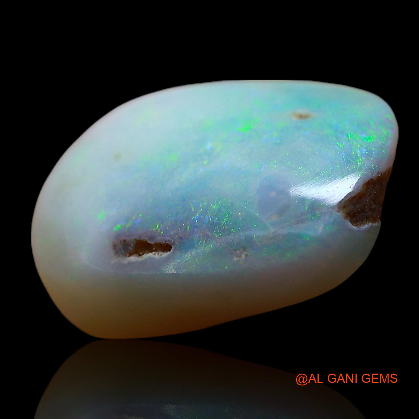 Natural Fire Opal Gemstone 6.00 Cts Loose Oval Cabochon From Australia 15x11x5 mm AE-739