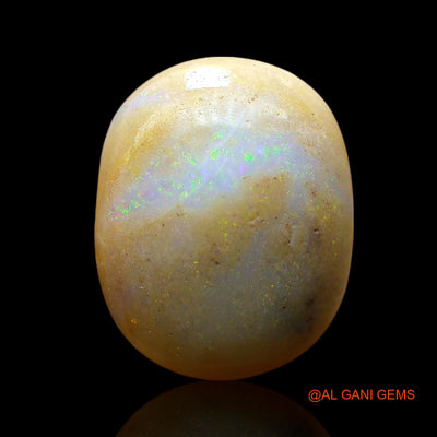 7.00 Cts Natural Australian Fire Opal Loose Gemstone Oval Cabochon 15x12x5 mm AE-740