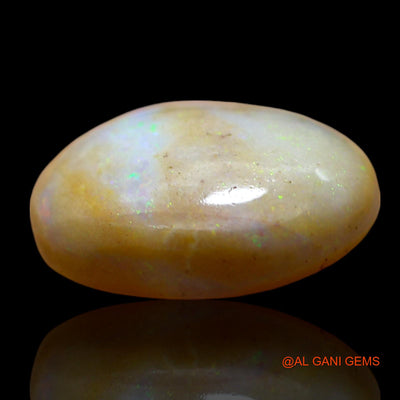 7.00 Cts Natural Australian Fire Opal Loose Gemstone Oval Cabochon 15x12x5 mm AE-740
