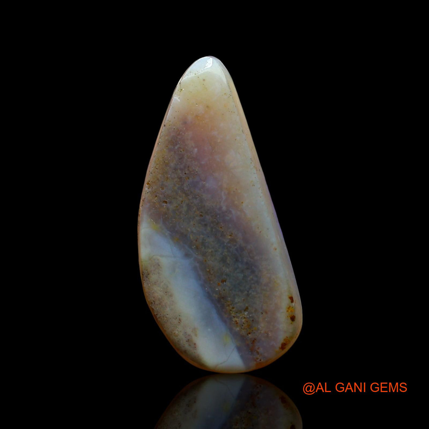 5.00 Cts Unheated Australian Fire Opal Loose Gemstone Fancy Cabochon Natural 18x8x5 mm AE-741