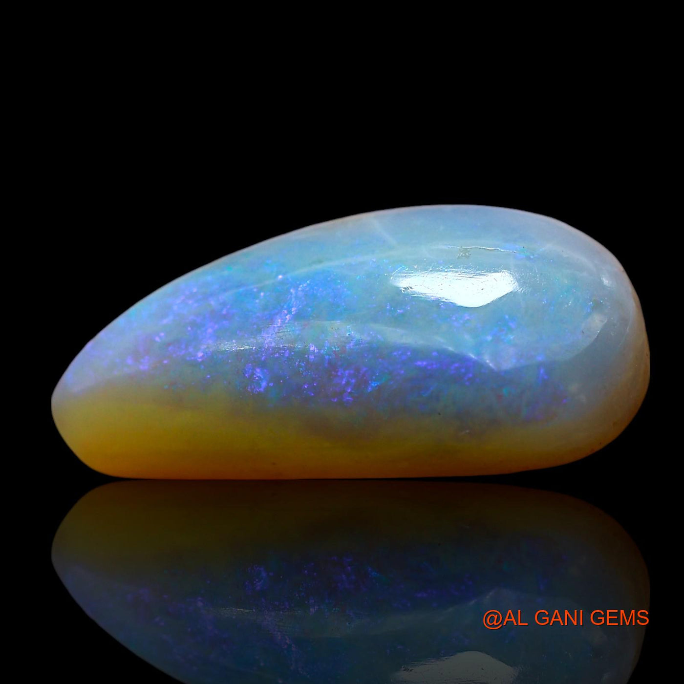 5.00 Cts Unheated Australian Fire Opal Loose Gemstone Fancy Cabochon Natural 18x8x5 mm AE-741