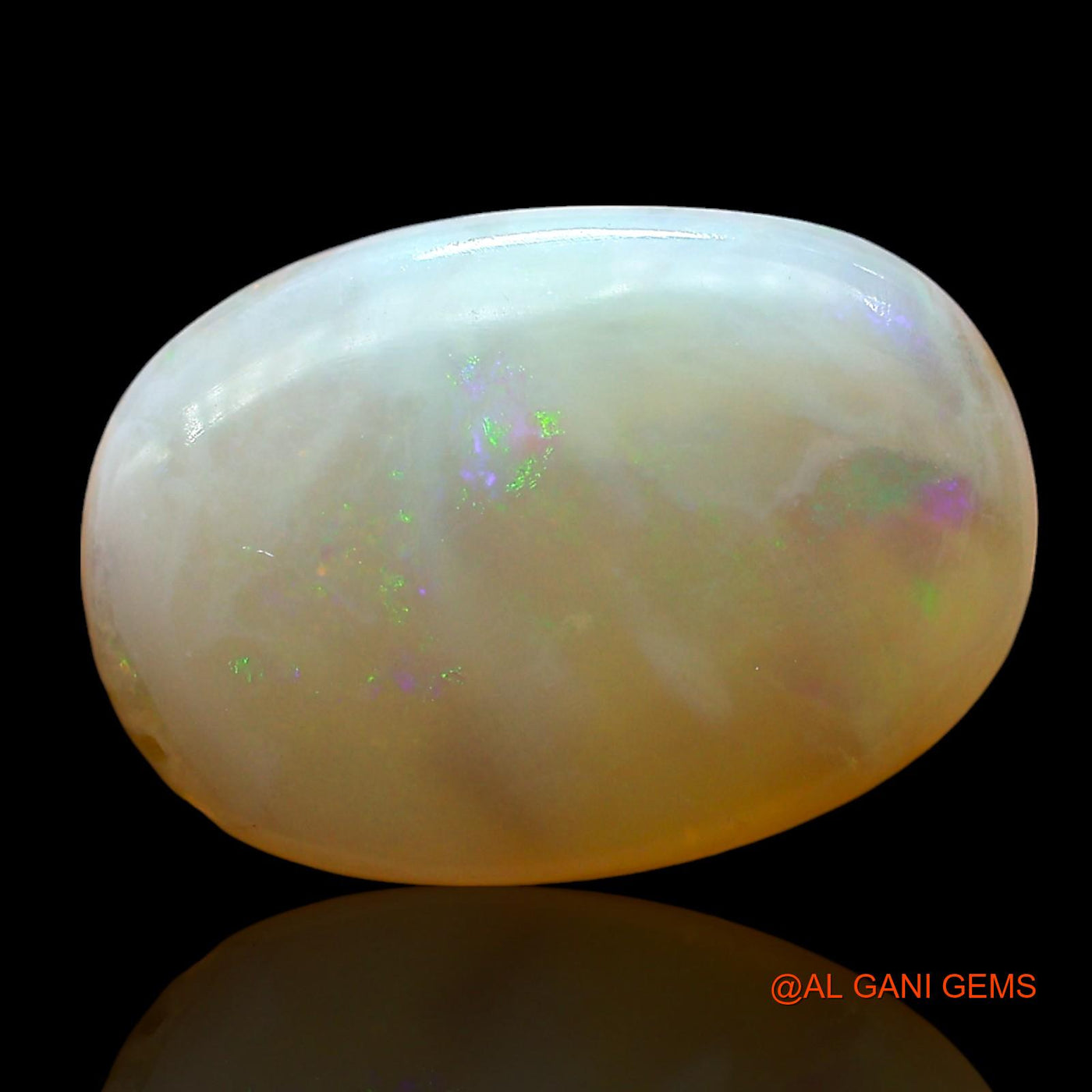 6.00 Cts Natural Australian Fire Opal Loose Gemstone Oval Cabochon 16x11x5 mm AE-743