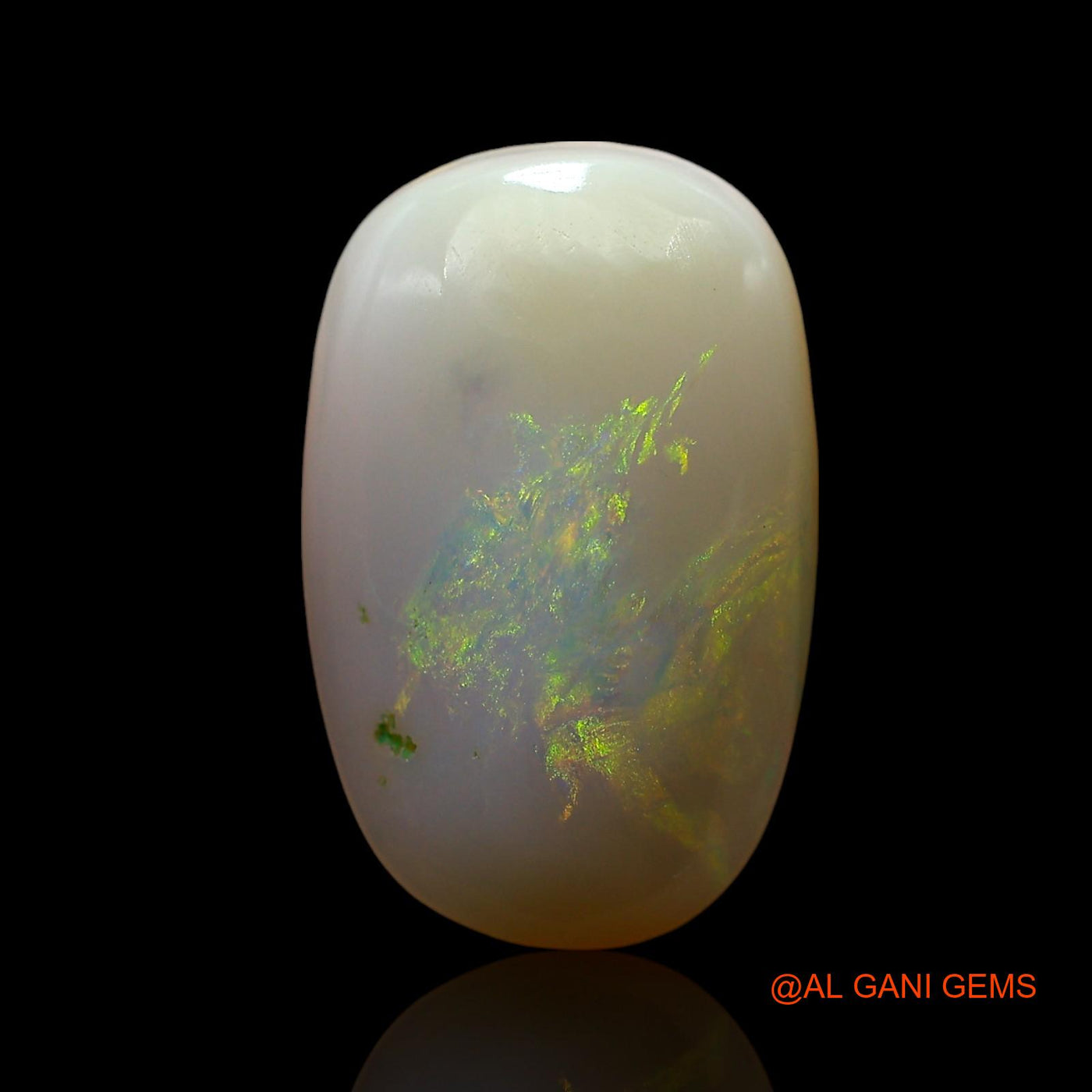 5.00 Cts Unheated Australian Fire Opal Loose Gemstone Oval Cabochon Natural 16x10x4 mm AE-744