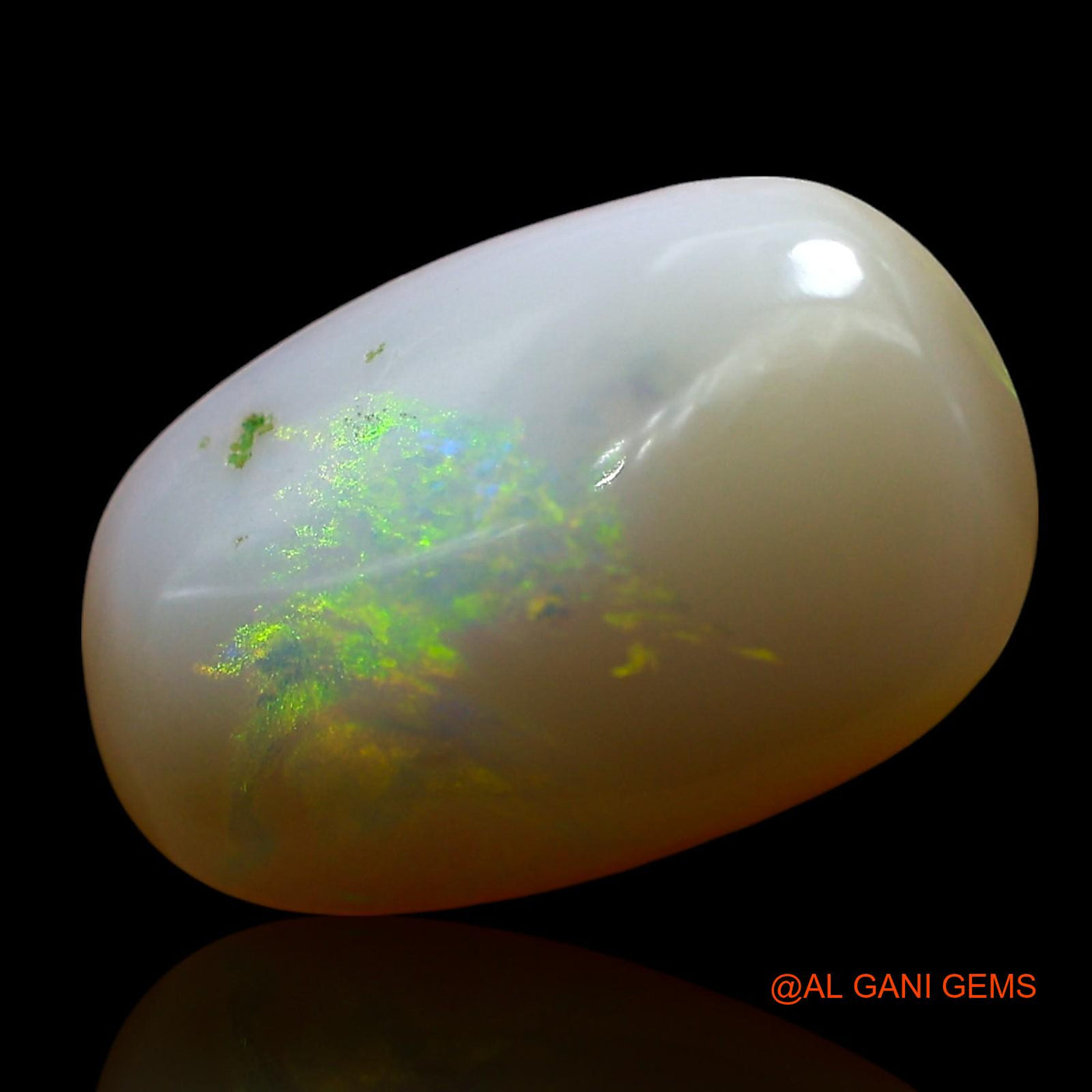 5.00 Cts Unheated Australian Fire Opal Loose Gemstone Oval Cabochon Natural 16x10x4 mm AE-744