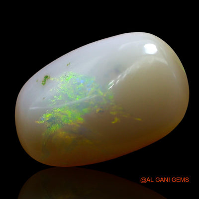 5.00 Cts Unheated Australian Fire Opal Loose Gemstone Oval Cabochon Natural 16x10x4 mm AE-744