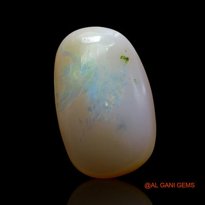 5.00 Cts Unheated Australian Fire Opal Loose Gemstone Oval Cabochon Natural 16x10x4 mm AE-744