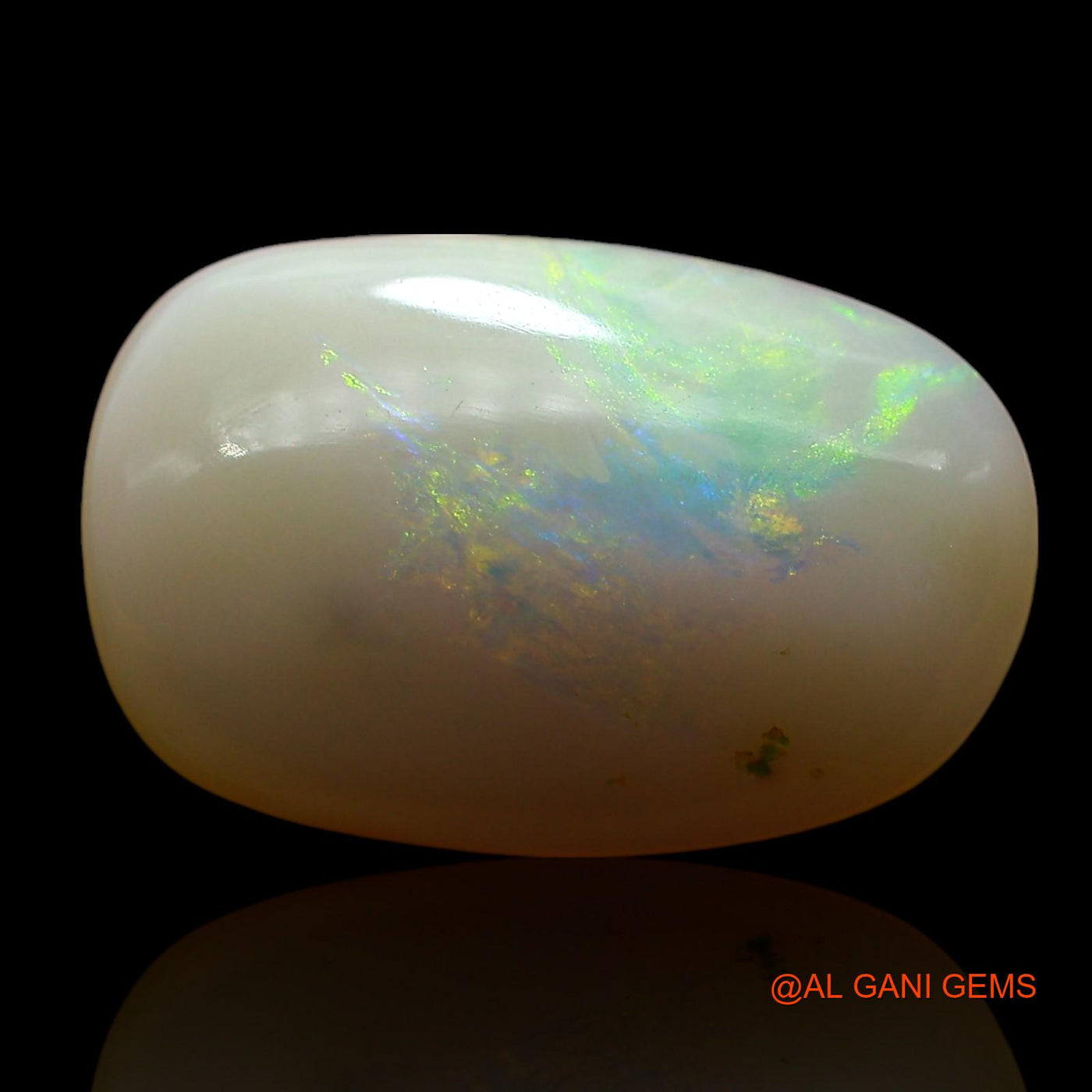 5.00 Cts Unheated Australian Fire Opal Loose Gemstone Oval Cabochon Natural 16x10x4 mm AE-744