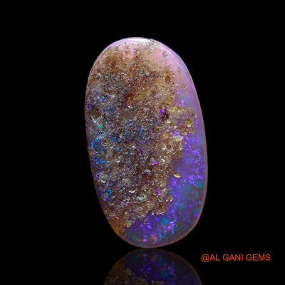 3.00 Cts Natural Australian Fire Opal Loose Gemstone Oval Cabochon 17x10x2 mm AE-746