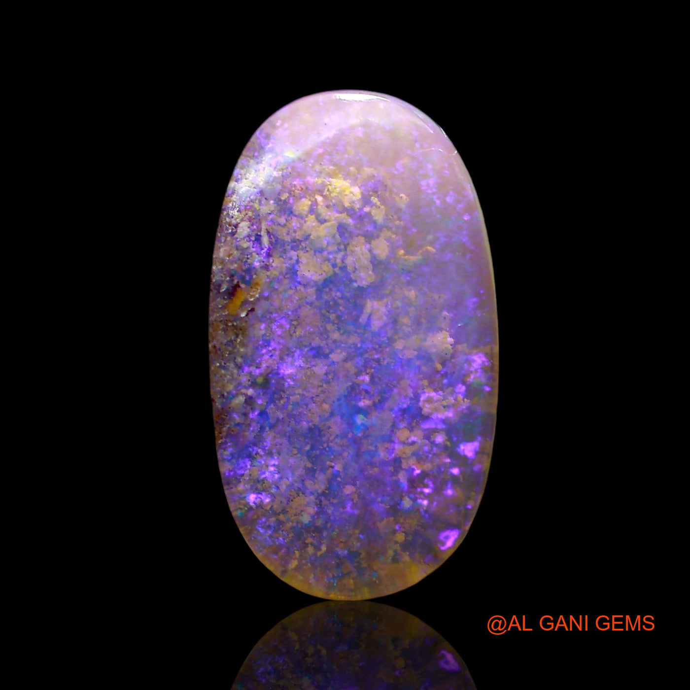 3.00 Cts Natural Australian Fire Opal Loose Gemstone Oval Cabochon 17x10x2 mm AE-746