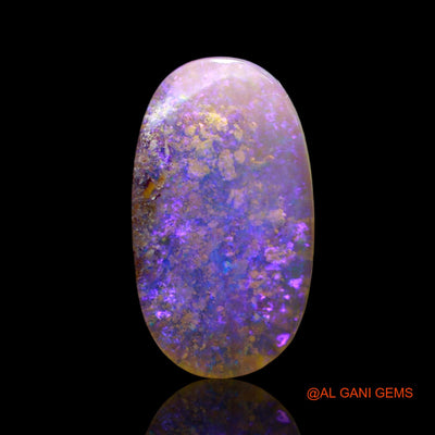 3.00 Cts Natural Australian Fire Opal Loose Gemstone Oval Cabochon 17x10x2 mm AE-746
