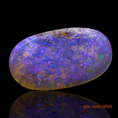 3.00 Cts Natural Australian Fire Opal Loose Gemstone Oval Cabochon 17x10x2 mm AE-746