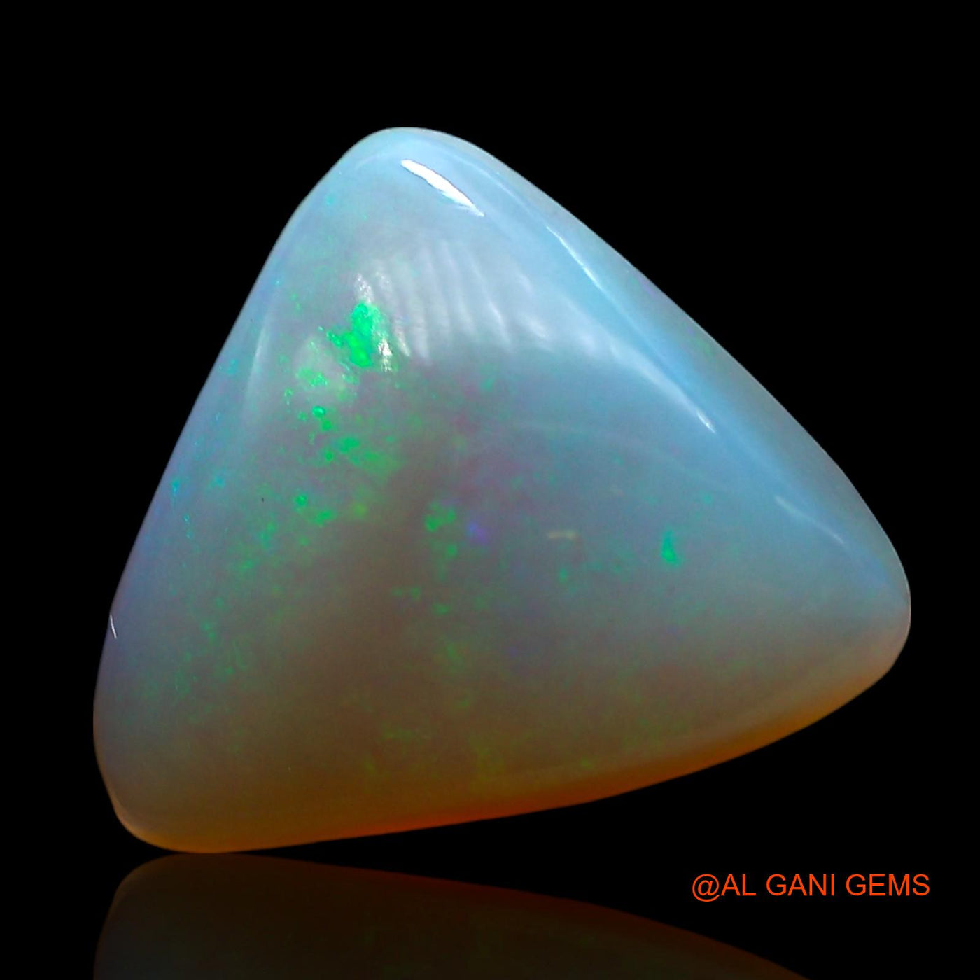 5.00 Cts Natural Australian Fire Opal Loose Gemstone Trillion Cabochon 15x12x6 mm AE-747