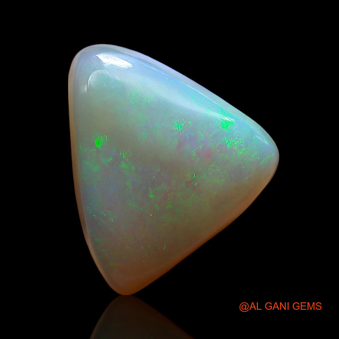 5.00 Cts Natural Australian Fire Opal Loose Gemstone Trillion Cabochon 15x12x6 mm AE-747