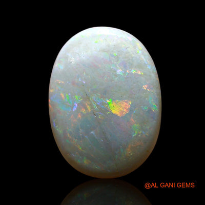 4.00 Cts Natural Australian Fire Opal Loose Gemstone Oval Cabochon 15x11x4 mm AE-748