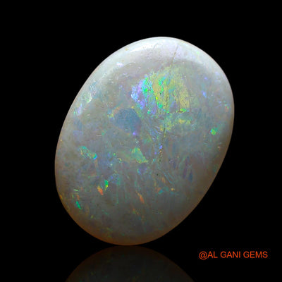 4.00 Cts Natural Australian Fire Opal Loose Gemstone Oval Cabochon 15x11x4 mm AE-748