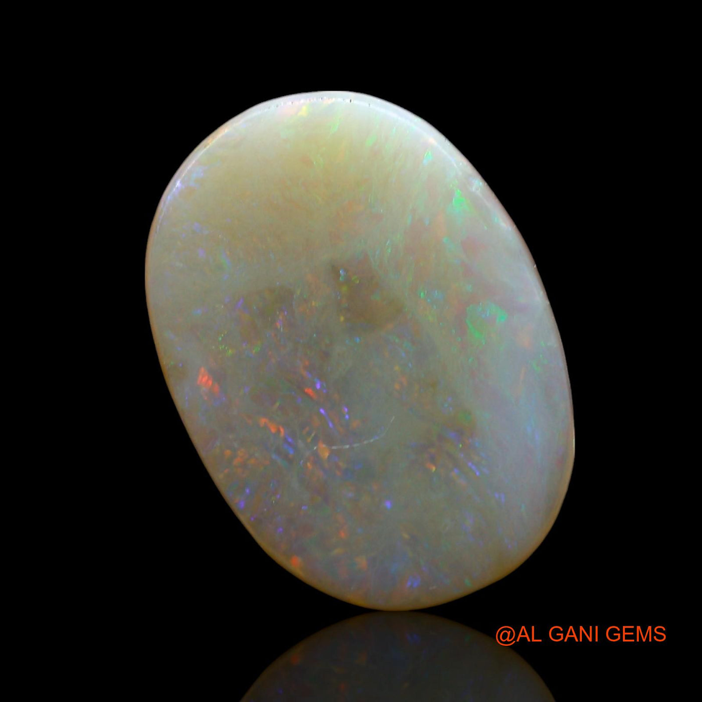 6.00 Cts Natural Australian Fire Opal Oval Cabochon Loose Gemstone For Jewelry 15x11x5 mm AE-749