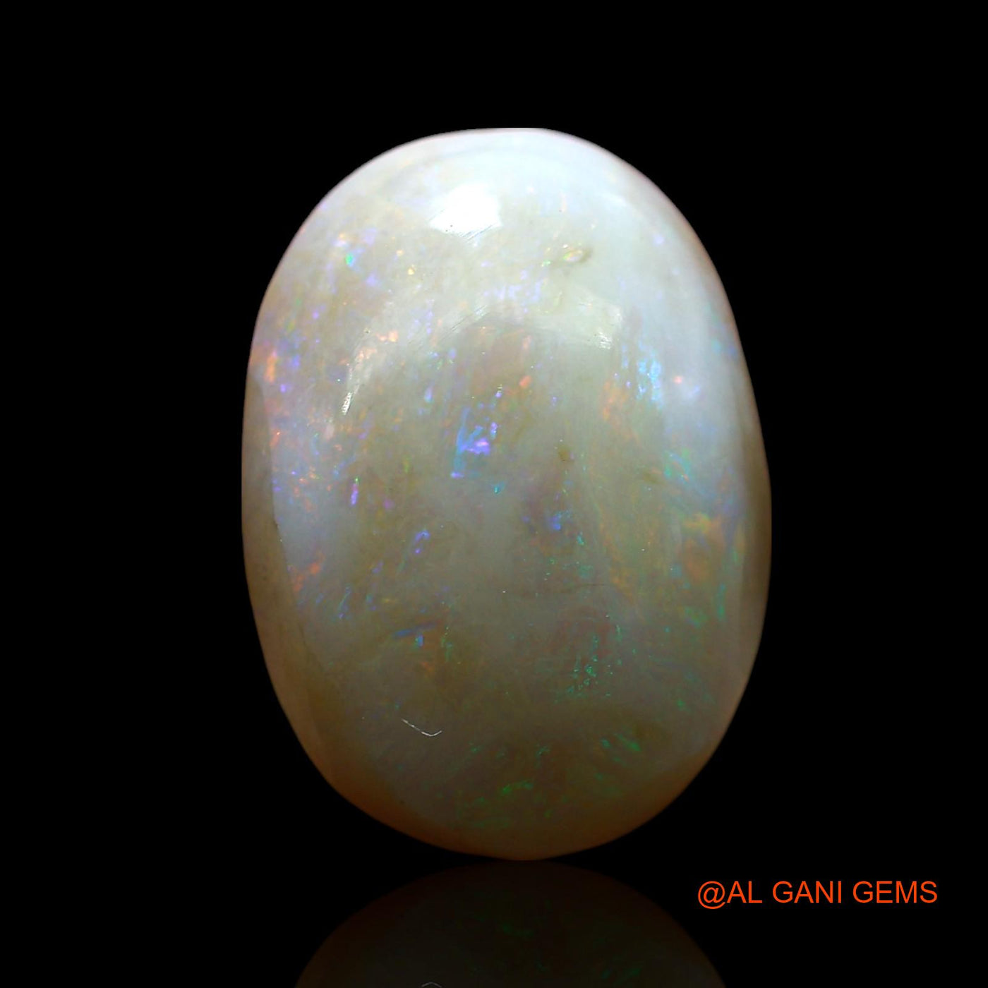 6.00 Cts Natural Australian Fire Opal Oval Cabochon Loose Gemstone For Jewelry 15x11x5 mm AE-749