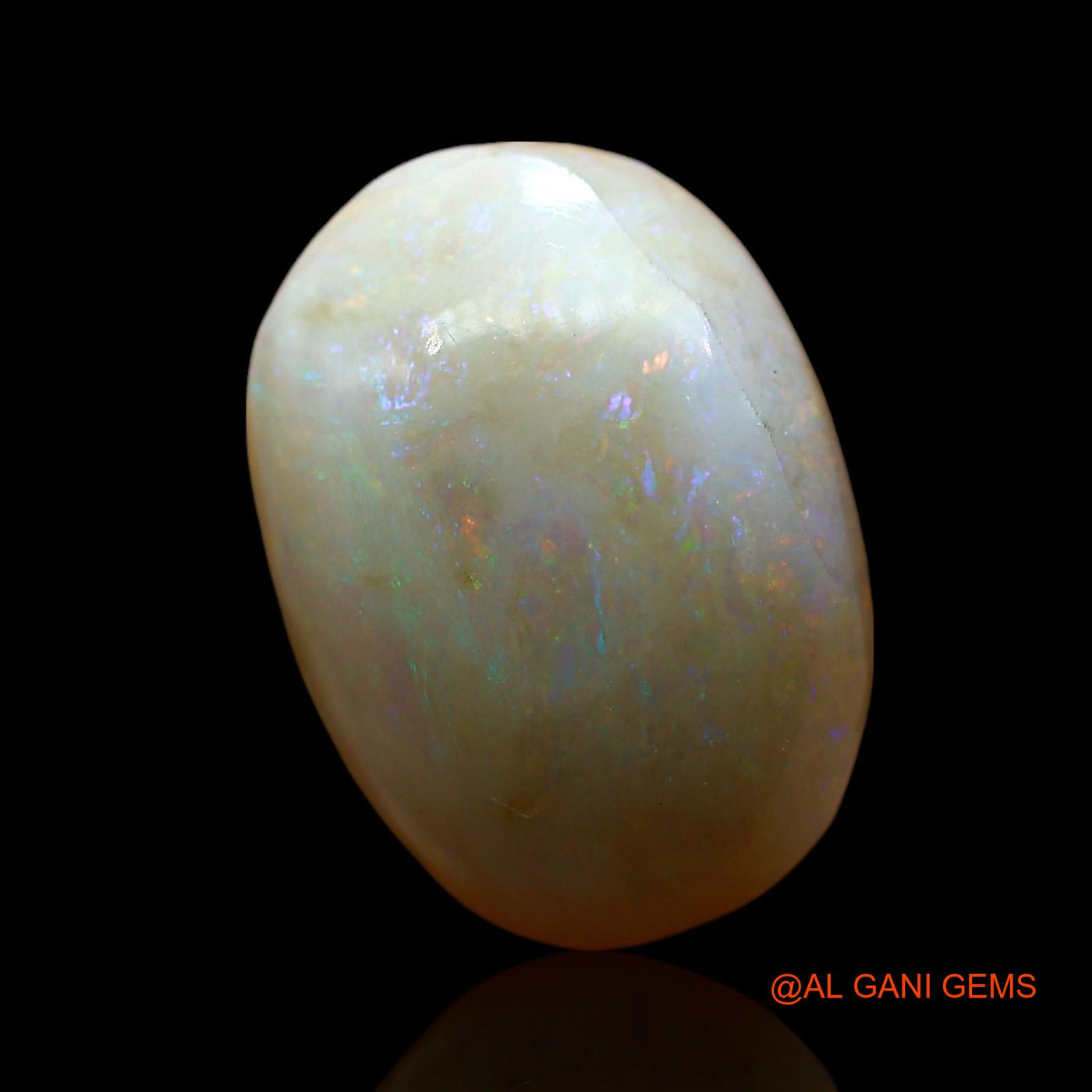 6.00 Cts Natural Australian Fire Opal Oval Cabochon Loose Gemstone For Jewelry 15x11x5 mm AE-749