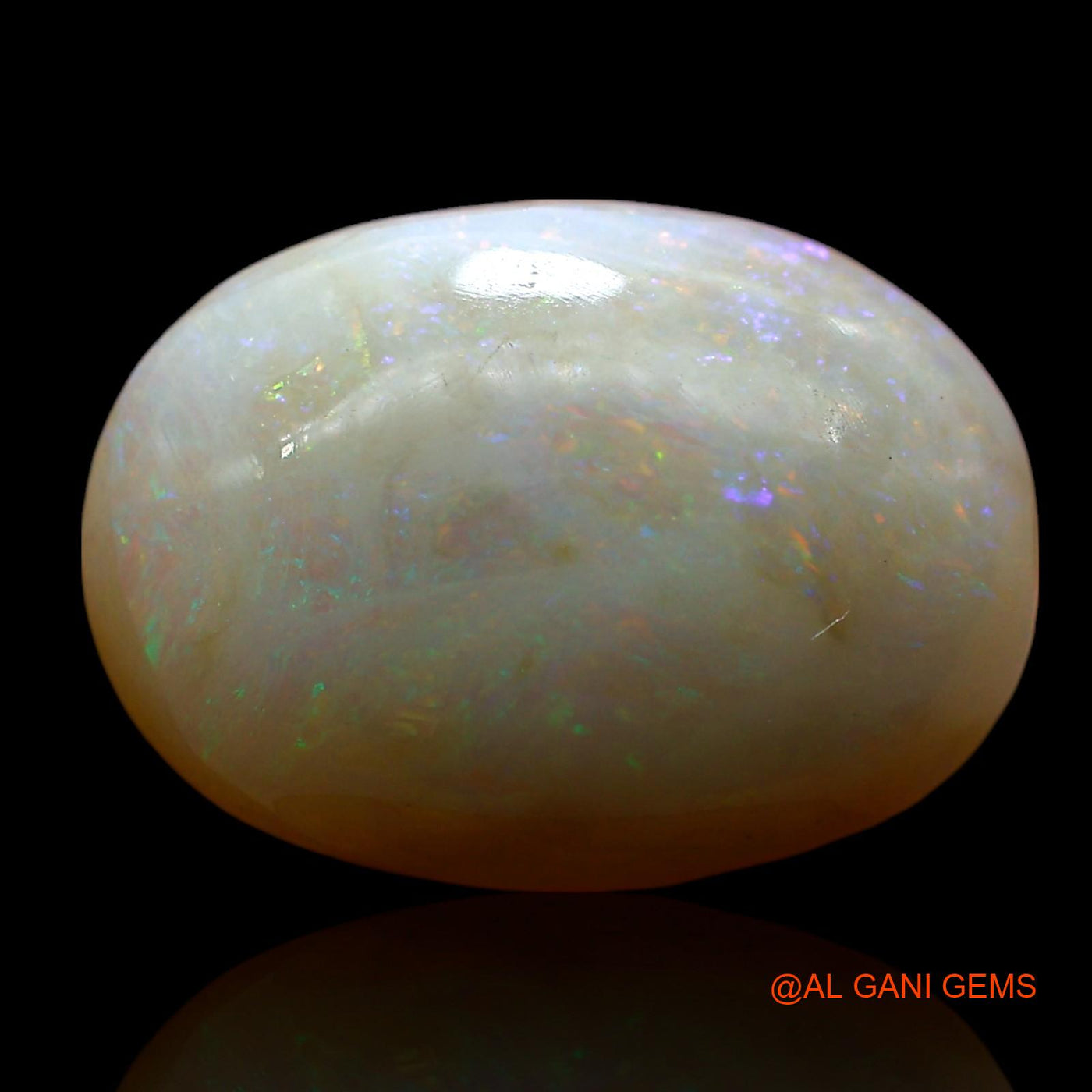 6.00 Cts Natural Australian Fire Opal Oval Cabochon Loose Gemstone For Jewelry 15x11x5 mm AE-749