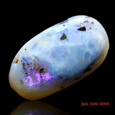 5.00 Cts Natural Australian Fire Opal Loose Gemstone Fancy Cabochon 17x9x5 mm AE-74