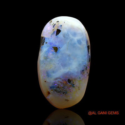 5.00 Cts Natural Australian Fire Opal Loose Gemstone Fancy Cabochon 17x9x5 mm AE-74