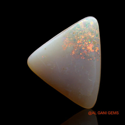 4.00 Cts Natural Australian Fire Opal Loose Gemstone Trillion Cabochon 15x12x4 mm AE-751