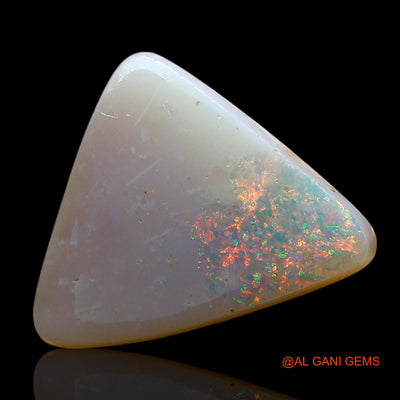 4.00 Cts Natural Australian Fire Opal Loose Gemstone Trillion Cabochon 15x12x4 mm AE-751