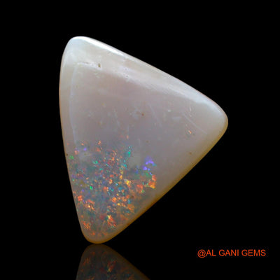 4.00 Cts Natural Australian Fire Opal Loose Gemstone Trillion Cabochon 15x12x4 mm AE-751