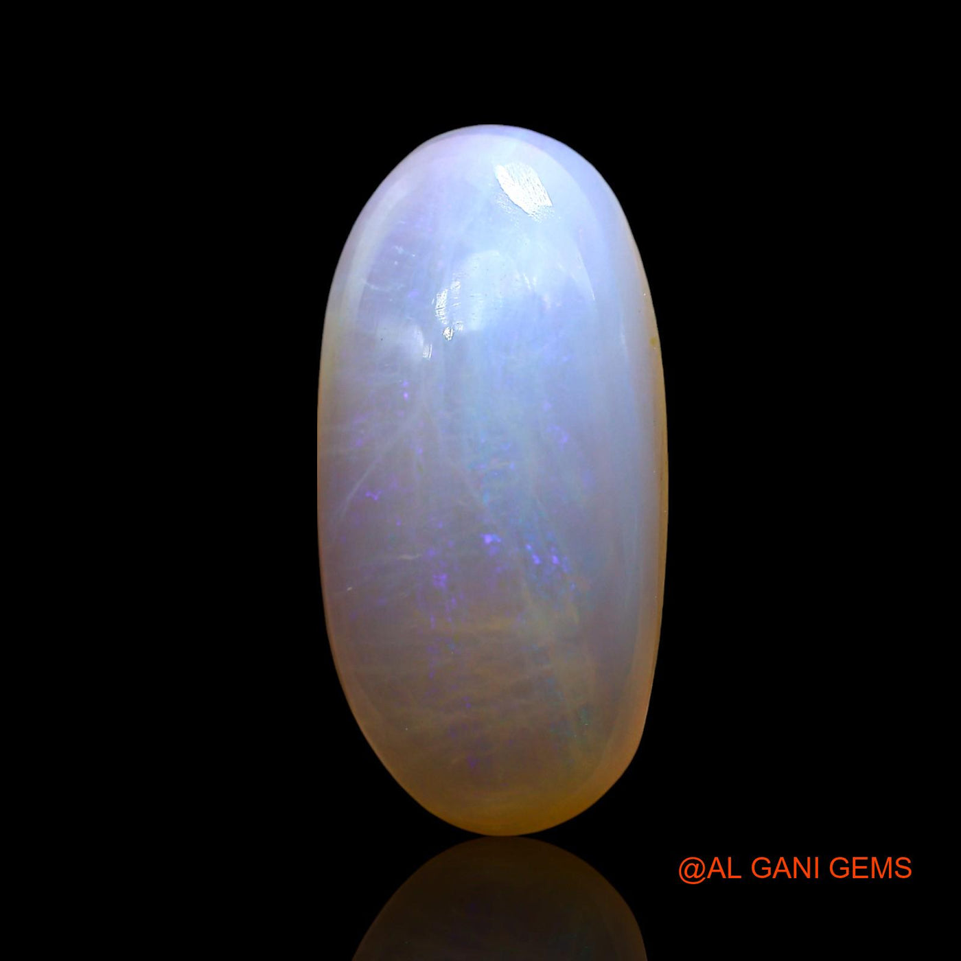 5.00 Cts Natural Australian Fire Opal Loose Gemstone Oval Cabochon 18x9x4 mm AE-753