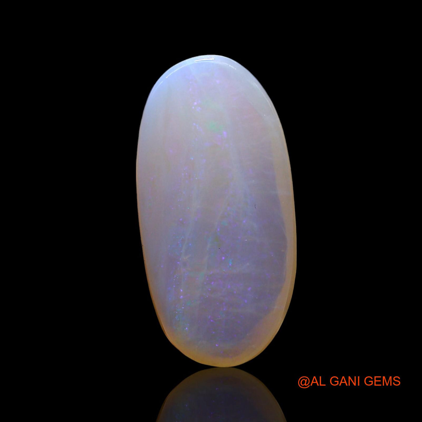 5.00 Cts Natural Australian Fire Opal Loose Gemstone Oval Cabochon 18x9x4 mm AE-753